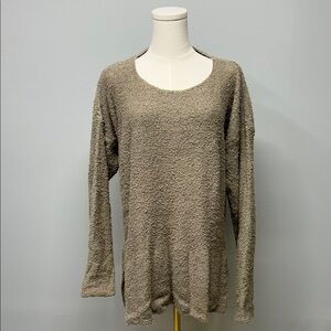 Flax by Jeanne Englehart Sweater S/M Lagenlook Oversized Knobby Indie Granola